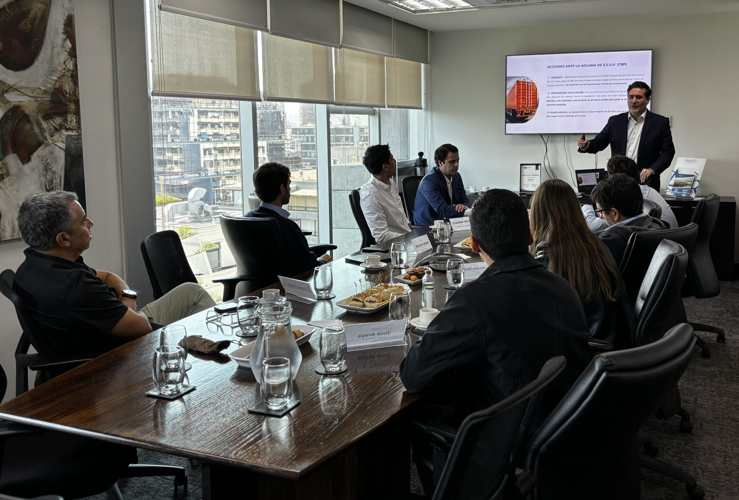 Empresas agroexportadoras profundizan en proceso de devolución de aranceles en encuentro con socios